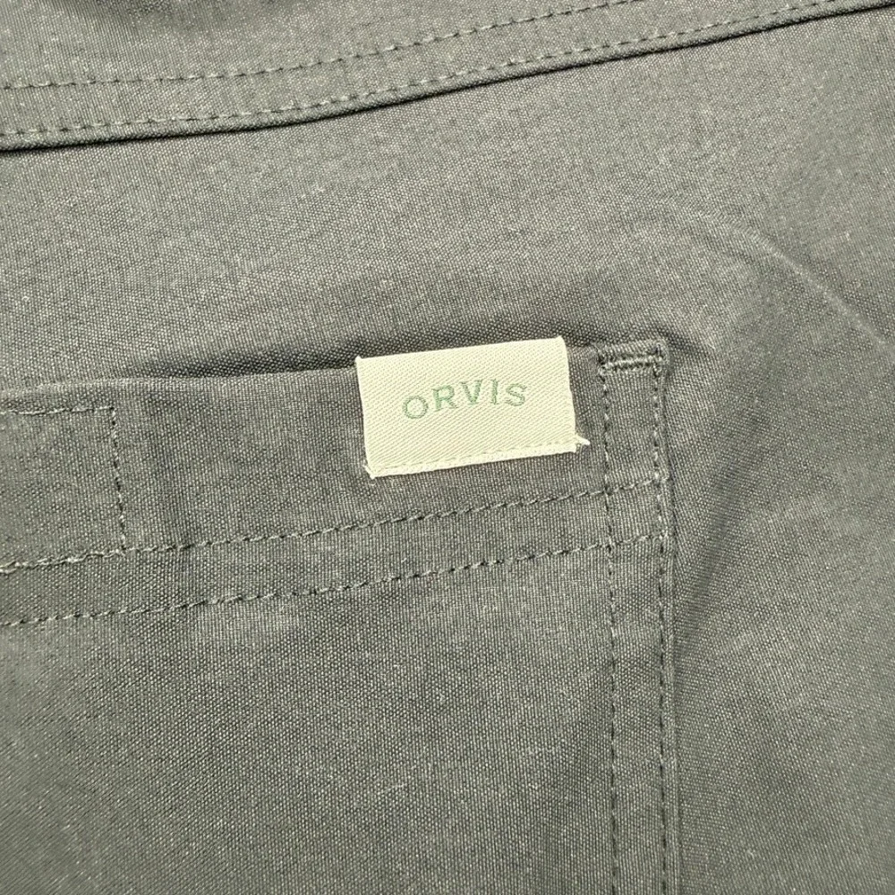 Orvis Fleece Lined Pant Straight Fit 40x30 Black Stretch Nylon‎ Outdoor Warm NWT